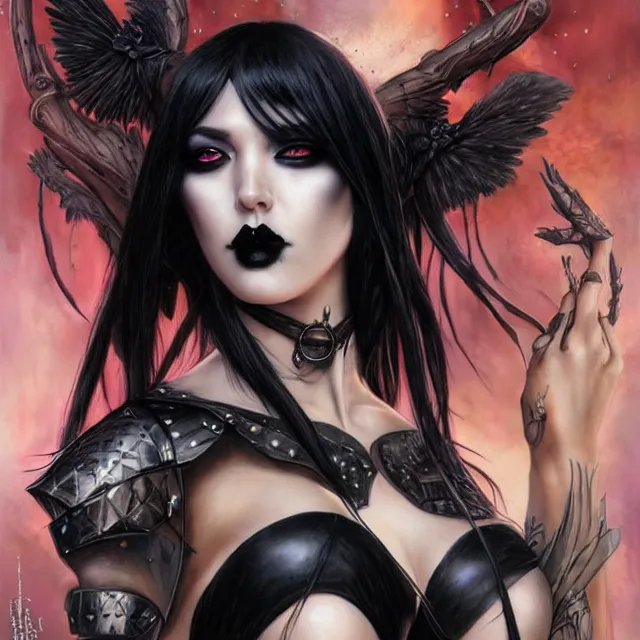 Goth - !¦[•(Super Beautiful ^^ ~)•]¦!• ~ Model By : 🖤