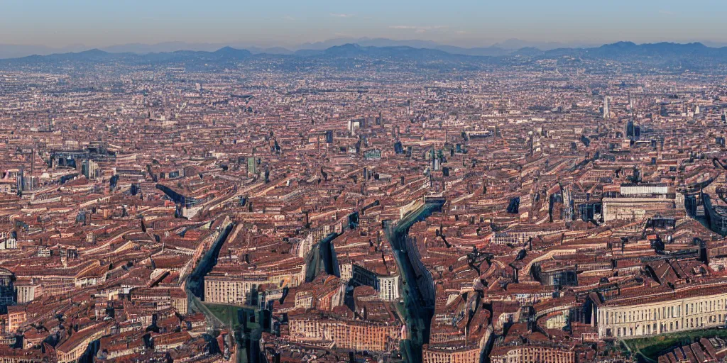 Prompt: Turin, Italy, extremely detailed, 8k