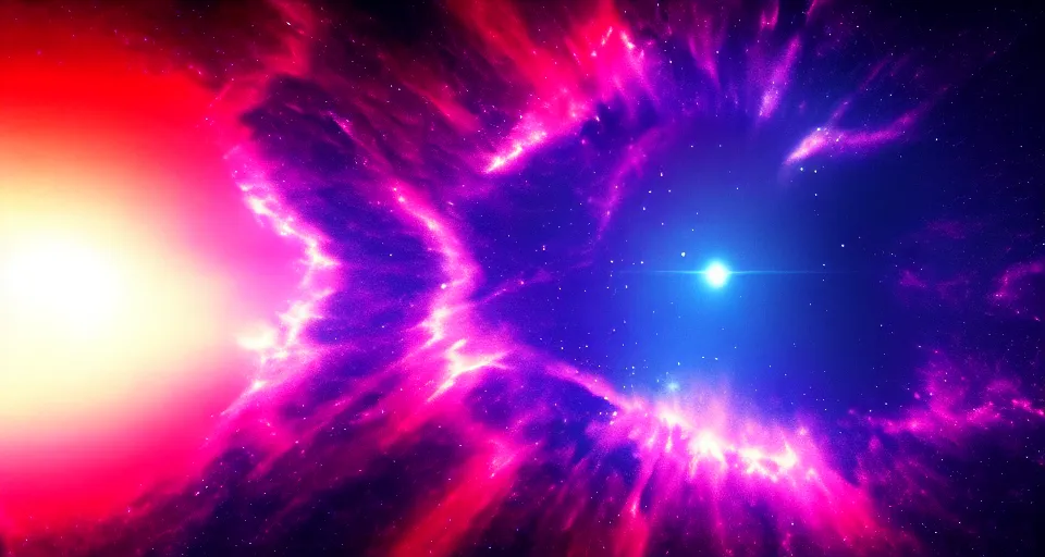 Prompt: minimalist cinematic scifi render of a dramatic powerful nebula in space, dramatic powerful nebula, 4 k, 8 k, hd
