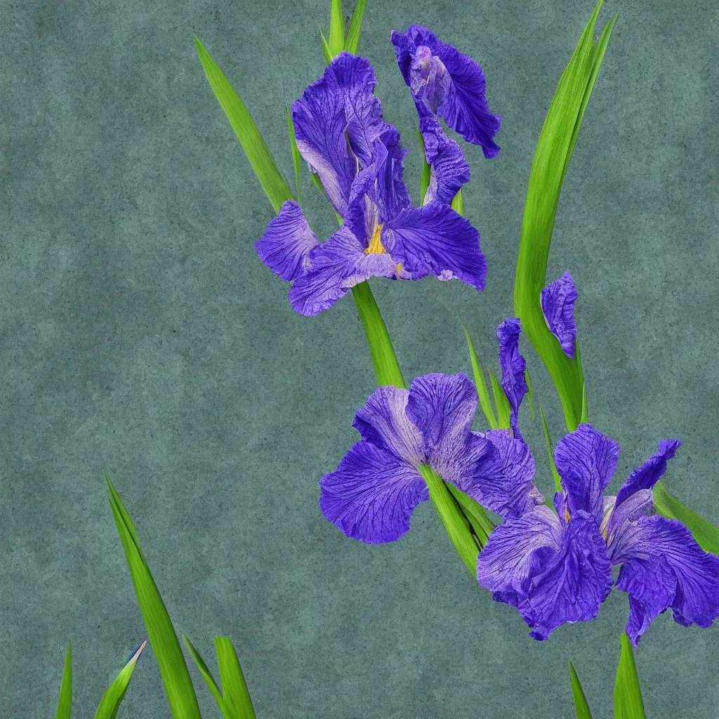 Image similar to iris texture on a palette, 4k