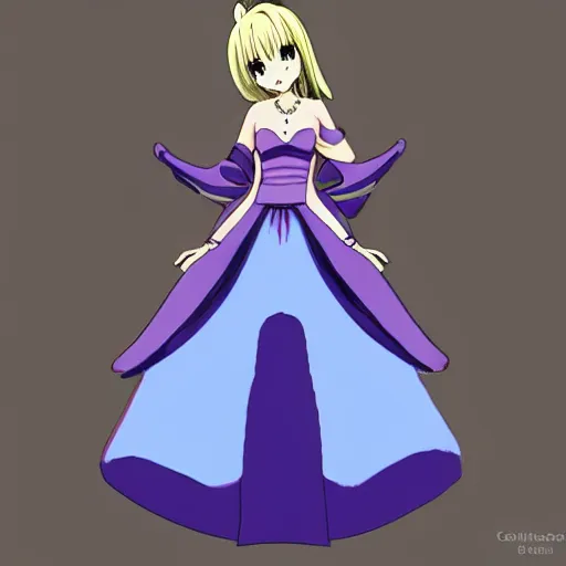 Prompt: rowen atkinson mid magic girl transformation, anime style, kawaii, ball gown dress