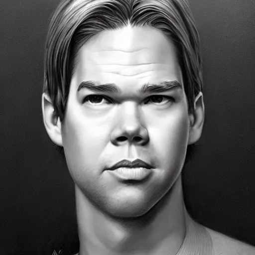 Image similar to amazing lifelike award winning pencil illustration of Andrew Rannells trending on art station artgerm Greg rutkowski cinematic