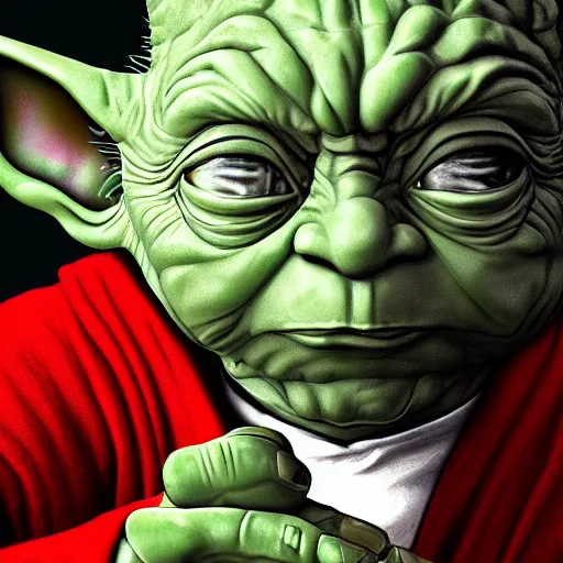 Prompt: master yoda, high detail, sharp, studio, digital art