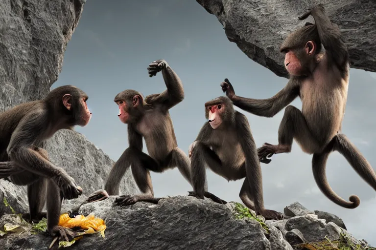 Prompt: monkeys playing valorant. ultra-detailed, 8k, octane render
