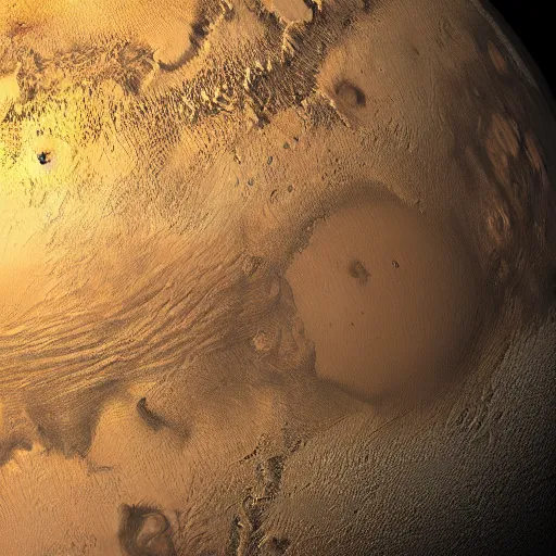 Prompt: Globe of Mars, photorealistic