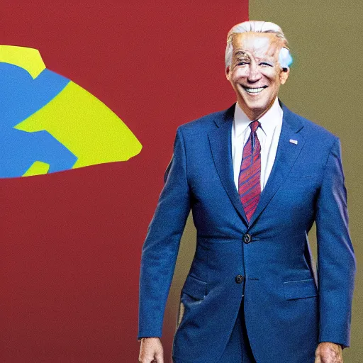 Image similar to joe biden as superman