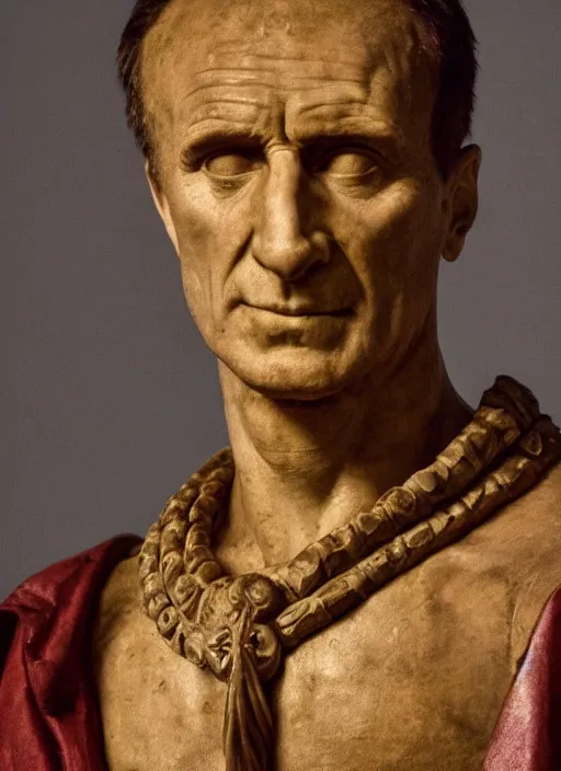 Image similar to a full portrait photo of julius caesar, f / 2 2, 3 5 mm, 2 7 0 0 k, lighting, perfect faces, award winning photography.