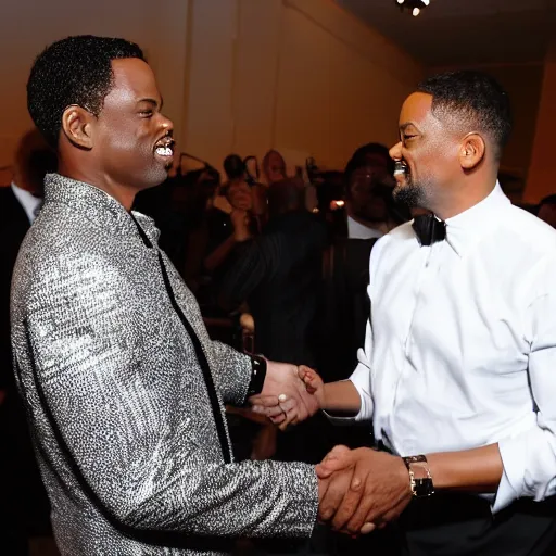 Image similar to chris rock and will smith shaking hands