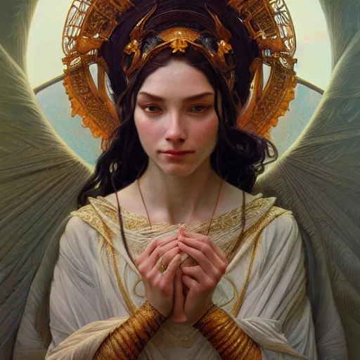 Image similar to perfectly-centered-Portrait of a Goddess, intricate, highly detailed, digital painting, artstation, concept art, smooth, sharp focus, illustration, Unreal Engine 5, 8K, art by artgerm and greg rutkowski and alphonse mucha