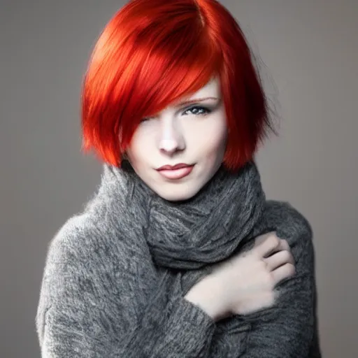 Image similar to girl with red hair