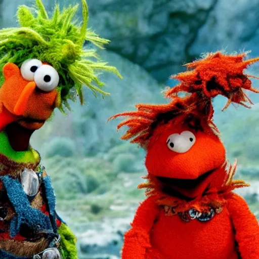 Prompt: fraggle rock elden ring