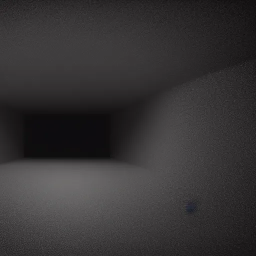empty black void with no negative space