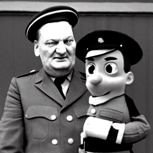 Image similar to herman goering in postman pat