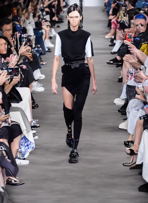 Image similar to hyperrealistic and heavy detailed Balenciaga runway show of marvel avengers , Leica SL2 50mm, vivid color, high quality, high textured, real life