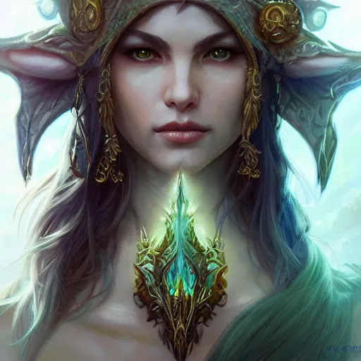 Image similar to world of warcraft elven druid, fantasy, man, intricate, elegant, highly detailed, digital painting, artstation, concept art, wallpaper, smooth, sharp focus, illustration, art by artgerm and greg rutkowski and alphonse mucha