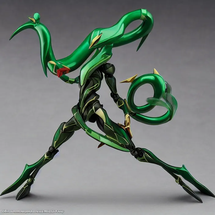 Image similar to a figure of rayquaza, figurine, detailed product photo