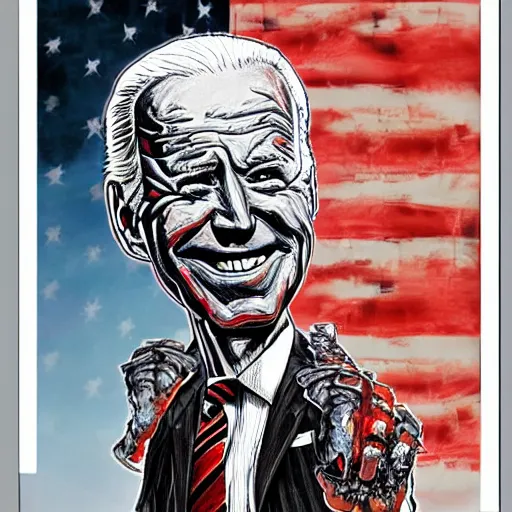 Image similar to joe biden as freddy krueger