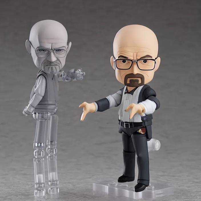 Image similar to walter white, an anime nendoroid of walter white, figurine, detailed product photo