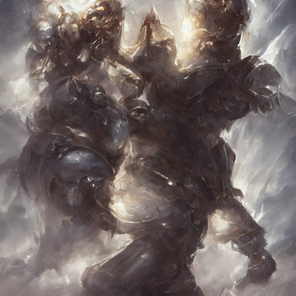 Image similar to light forged human paladin, artstation hall of fame gallery, editors choice, #1 digital painting of all time, most beautiful image ever created, emotionally evocative, greatest art ever made, lifetime achievement magnum opus masterpiece, the most amazing breathtaking image with the deepest message ever painted, a thing of beauty beyond imagination or words