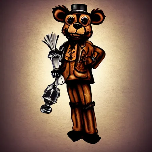 Human Freddy Fazbear (Fnaf 1) Ally_is_random - Illustrations ART street