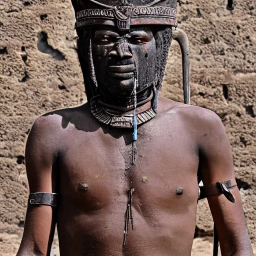 Image similar to Warrior from the ancient Aksum