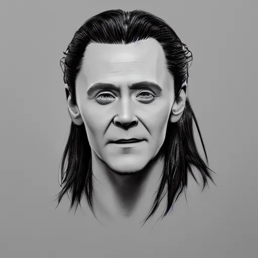 Image similar to Loki portrait, anime style, intricate, detailed, photorealistic, trending on artstation, studio lighting, 4k, 8k