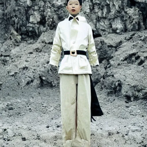 Image similar to !dream (((((The North Korean))))) necromancer!!!!!!!!!!, portrait, !!!!!!!!!fashion photography!!!!!!!, by Juergen Teller