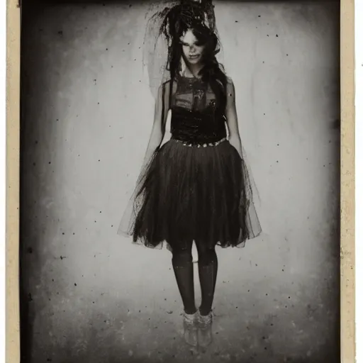 Image similar to wetplate editorial fashion