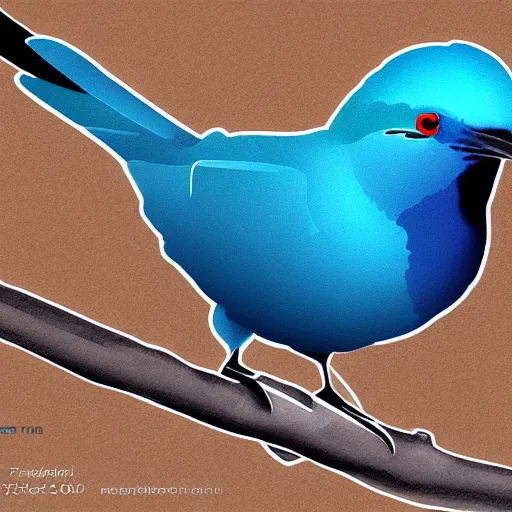 Prompt: tui new zealand bird, amazing digital art, trending on art station - 4