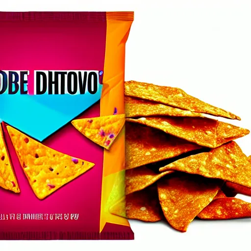 Prompt: adobe premiere as new doritos snack flavor