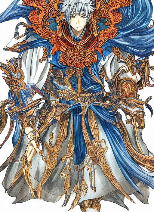 Image similar to xianxia hero, detailed, intricate, full color manga illustration