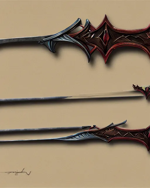 Image similar to realistic concept art of magic infused longbows weapon, mideival, detailed, 1 4 5 0, delicate, hyper realism, ultra realistic, 8 k