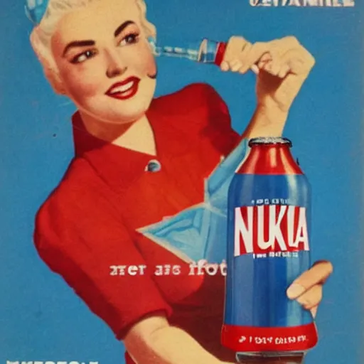 Image similar to Advert for Nuka Cola