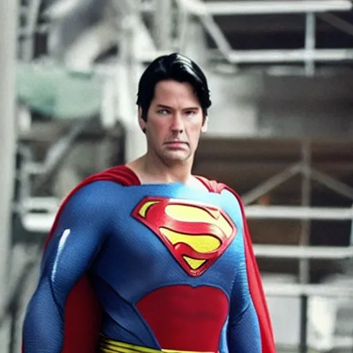 Prompt: “Keanu Reeves as Superman”