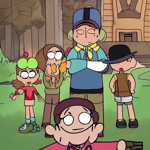 Prompt: Gravity Falls season three leak