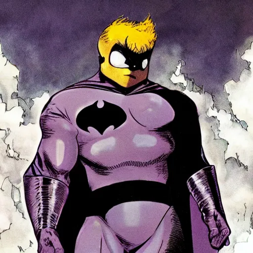 Prompt: The Maxx in a Batman suit