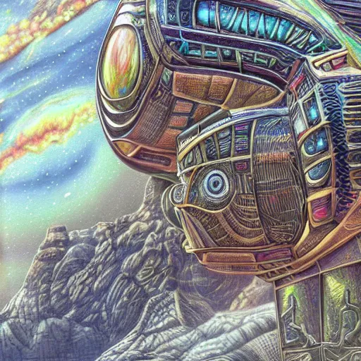 Prompt: Intricate five alien hotel, Colored pencil on paper, high detail, skin texture, photo realistic, hyperrealism,matte finish, high contrast, 3d depth, masterpiece, vivid and vibrant colors, Prismacolor Pencils,artstationhd