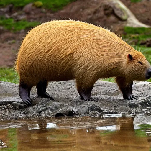 Prompt: capybara by bored ape