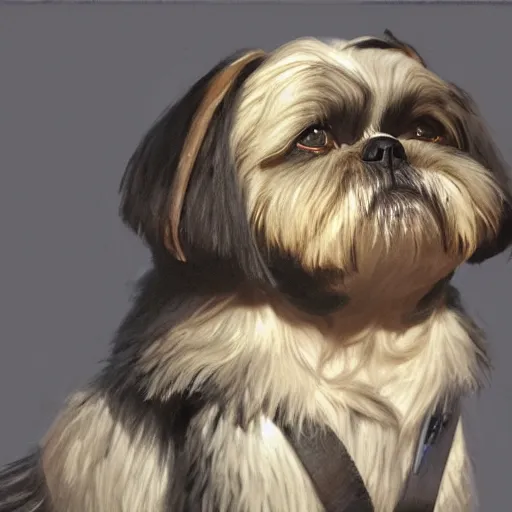 Prompt: Darth Vader as a Shih Tzu, detailed, centered, digital painting, artstation, concept art, donato giancola, Joseph Christian Leyendecker, WLOP, Boris Vallejo, Breathtaking, 8k resolution, extremely detailed, beautiful, establishing shot, artistic, hyperrealistic, beautiful face, octane render, cinematic lighting, dramatic lighting, masterpiece