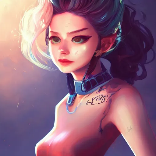 Prompt: a portrait of a beautiful biker, art by lois van baarle and loish and ross tran and rossdraws and sam yang and samdoesarts and artgerm and saruei, digital art, highly detailed, intricate, sharp focus, trending on artstation hq, deviantart, unreal engine 5, 4 k uhd image