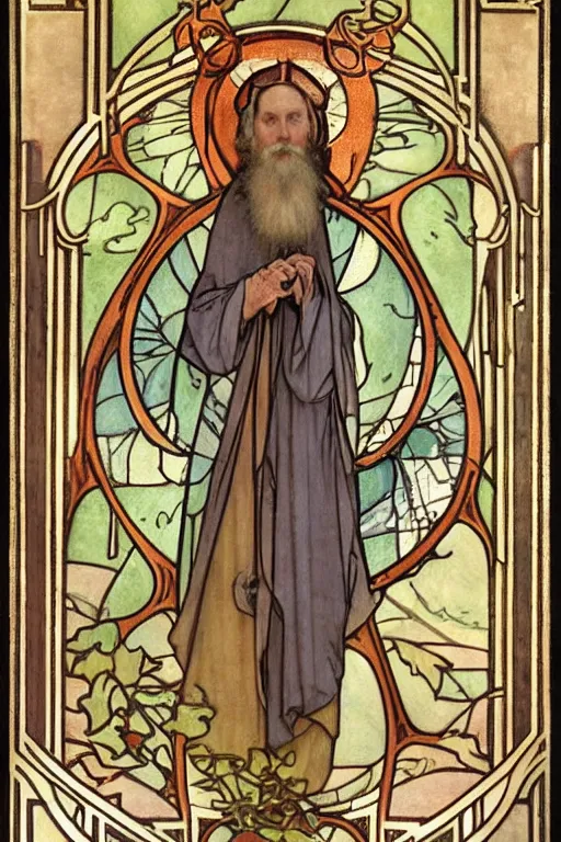 Image similar to medieval bishop holding a pokeball, mucha, art nouveau, bouguereau