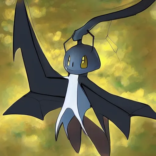 Prompt: pokemon that looks like a bat, hanging upside down from a tree ， like a light bulb in the art, digital art. unreal engine.