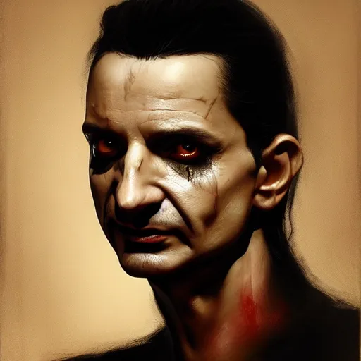 Prompt: color portrait of a young dave gahan turned into a zombie, 7 days to die zombie, fine art, award winning, intricate, soft light from the side, elegant, sharp focus, cinematic lighting, highly detailed, digital painting, 8 k concept art, art by z. w. gu, art by brom, art by michael hussar, masterpiece, 8 k