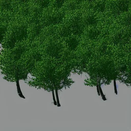 Image similar to green hill with trees, day, no shadows, 8k, realistic