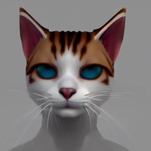 Image similar to Cat from the Video game Stray, 4k