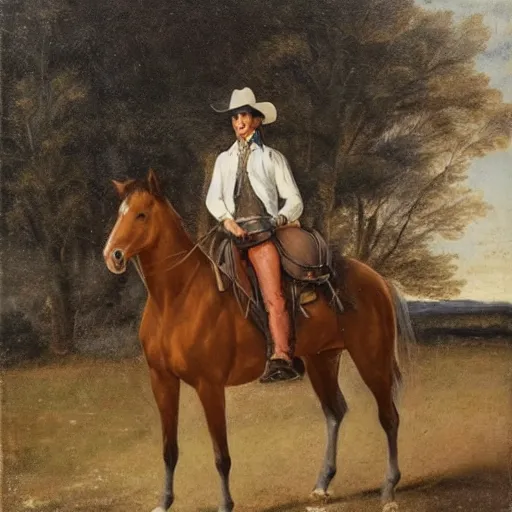 Prompt: portrait of a gay cowboy couple with horses, 1 8 0 0 s