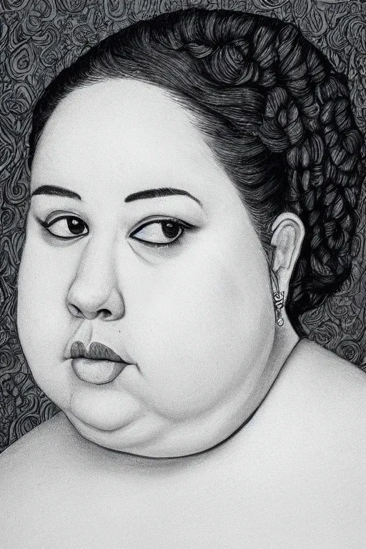 Prompt: detailed portrait of a chubby queen | Mark Zug |