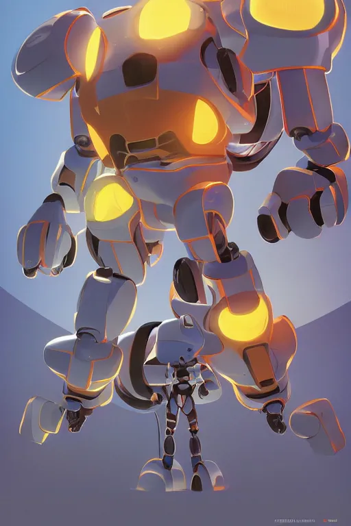 Image similar to metabots medabots medarotto medarot robot minimalist comics, behance hd by jesper ejsing, by rhads, makoto shinkai and lois van baarle, ilya kuvshinov, rossdraws global illumination ray tracing hdr radiating a glowing aura