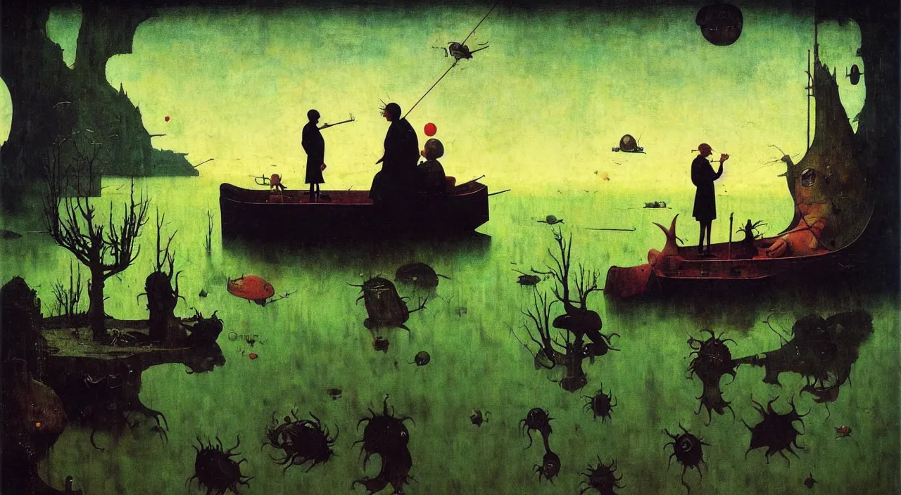 Prompt: single flooded simple!! creature, very coherent and colorful high contrast masterpiece by norman rockwell franz sedlacek hieronymus bosch dean ellis simon stalenhag rene magritte gediminas pranckevicius, dark shadows, sunny day, hard lighting