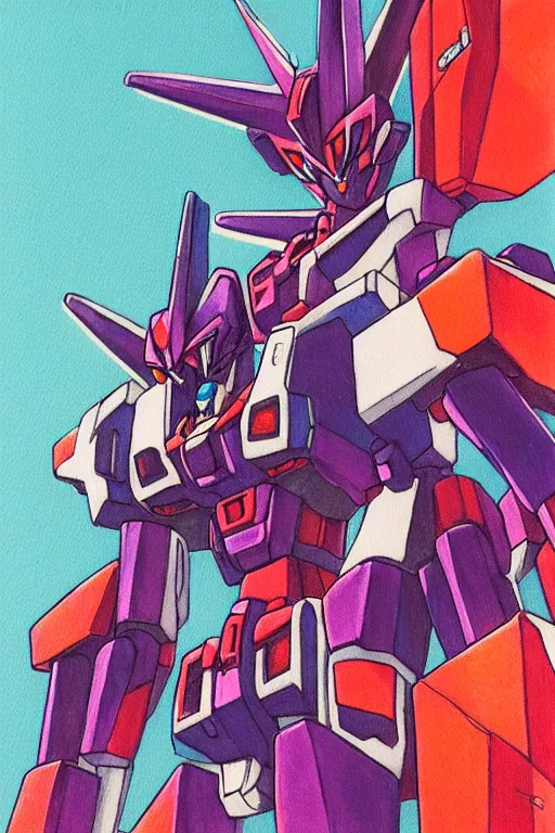 Image similar to risograph grainy painting of gigantic huge evangelion - like gundam mech face, with huge earrings and rings around head with a lot of details, covered with rich jewelry, by moebius and dirk dzimirsky and satisho kon, close - up wide portrait